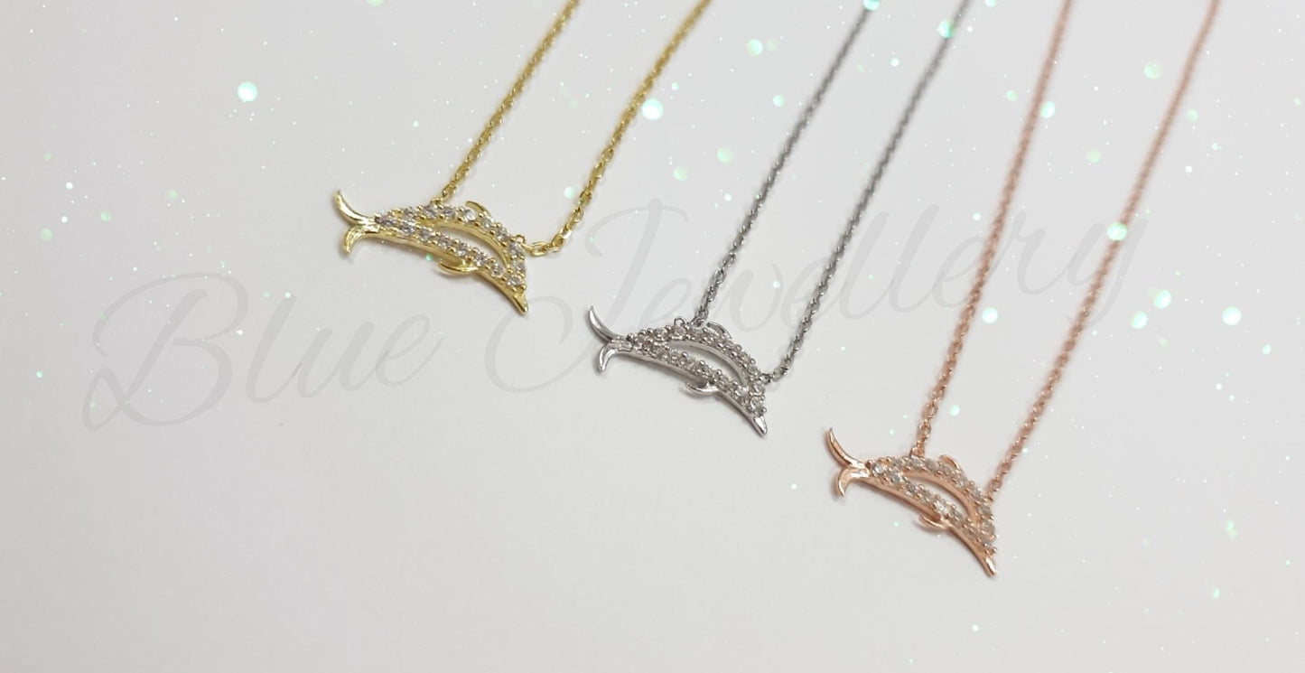 Halskette 925 Silber "Delfin"