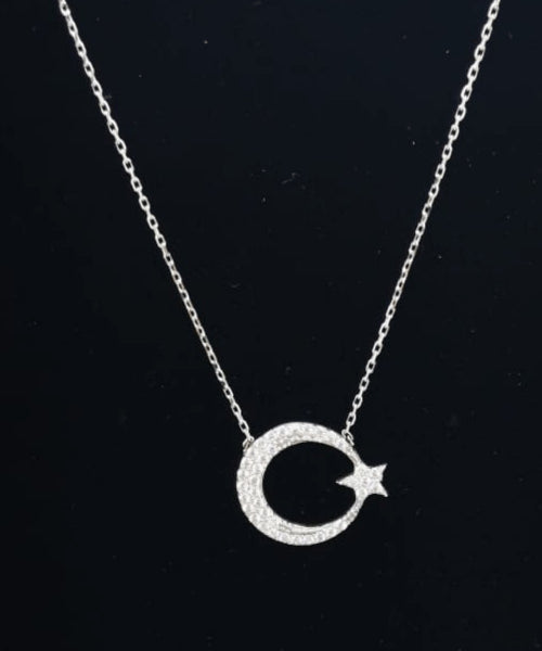 Halskette 925 Silber (Mond&Stern)